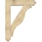 Ekena Millwork Funston Arts and Crafts Rough Sawn Bracket w/ Offset Brace, Douglas Fir, 8"W x 36"D x 48"H BKT0806X36X48FST03RDF - alternate 4